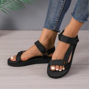 Black School Female Sandal