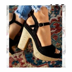 Wedge Sandals-Black