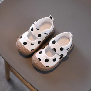 Baby Soft Sole Canvas Shoes – White